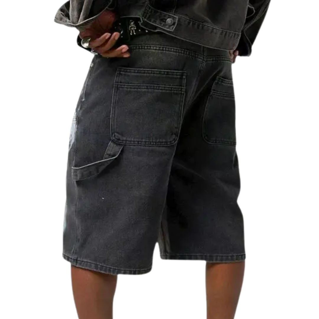 DUAA Distressed Denim Shorts
